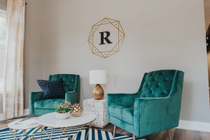 Staged Sitting Area