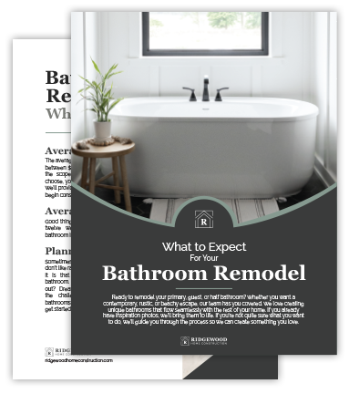 What to Expect for Your Bathroom Remodel brochure.