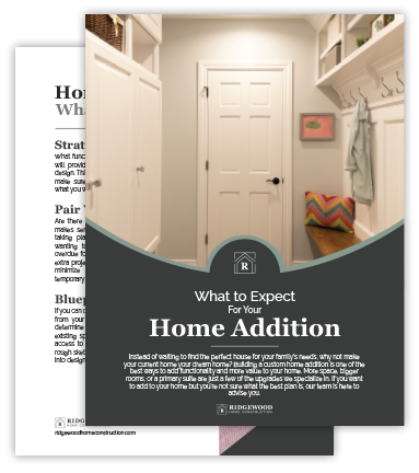 What to Expect for Your Home Addition brochure.